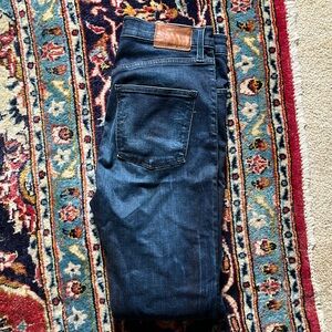 Rivet and thread skinny jeans